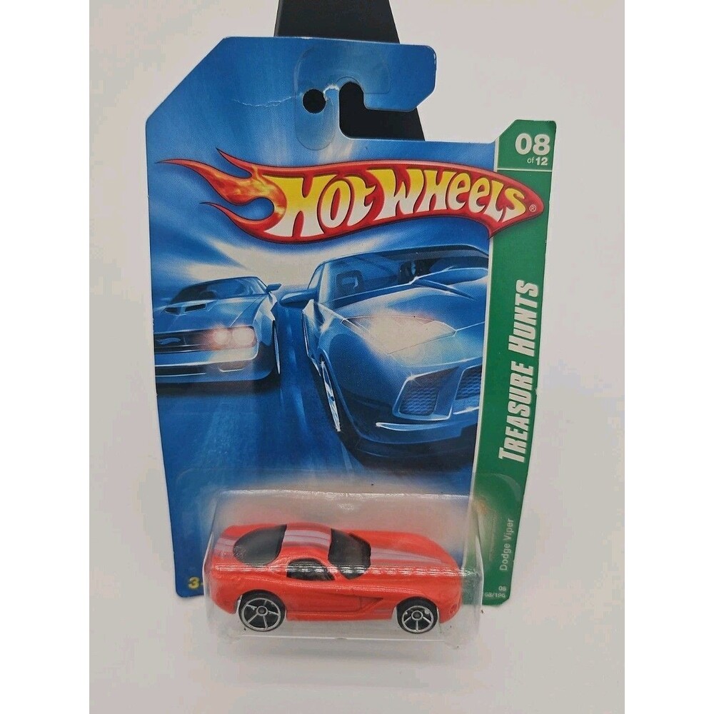 Dodge Viper Treasure Hunt SEALED - HOT WHEELS 2008 Mattel #8 of 12
